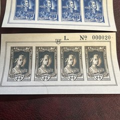 WWII WW2 German Waffen SS Stamps souvenir sheets Belgium Volunteers Legion 1942