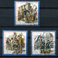 Germany – DDR : French Revolution Bicentenary set from 1989 – CTO