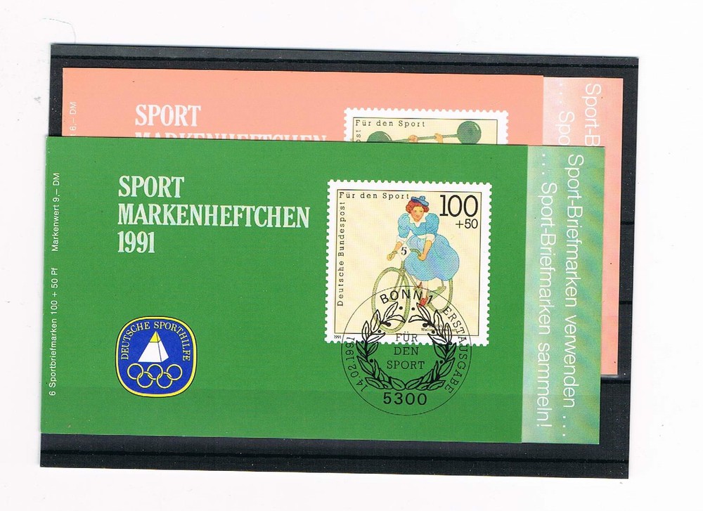 Bundle MiNr. 1499 + 1500 Each 6x clean ** mint in MH For the Sport