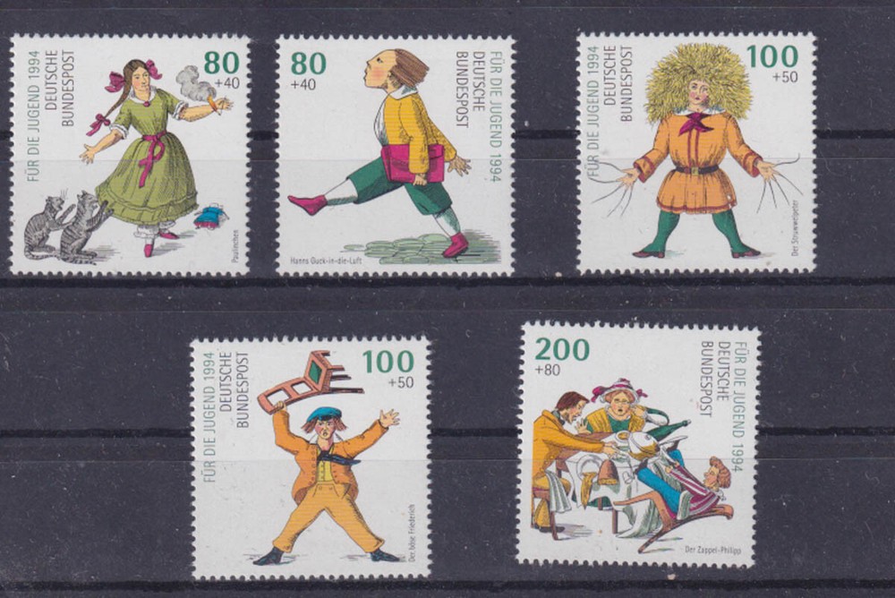 (germany)1994 Sc B762/6 set MNH,surtax stamps,für die jugend v2416