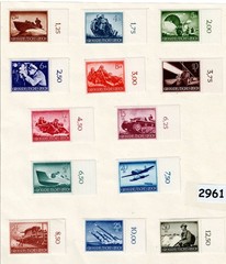 MH stamp set B257-269 1944 Military Hero’s Day Third Reich WWII Germany #2961