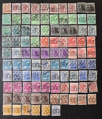 Germany, Allied occupation, reform issue, post horn overprints, lot # 6642288