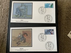 Germany 1986 #9NB234-9NB237 Vocational Training – 5 Fleetwood FDCs