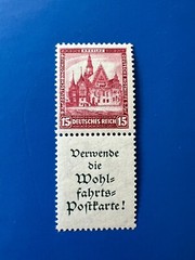 German Reich 1931 Mi S98 Nothilfe Bauwerke MNH VF signed