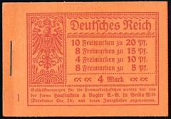 Germany Stamps # MH13 MNH XF Complete Booklet Scott Value $200.00