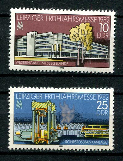 Germany – DDR : Leipzig spring fair set from 1982 – mint NH