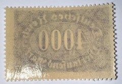 Travelstamps: 1922 Germany Stamps Deutsches Reich 4000 Mark Mi. Nr. 255 MOGNH