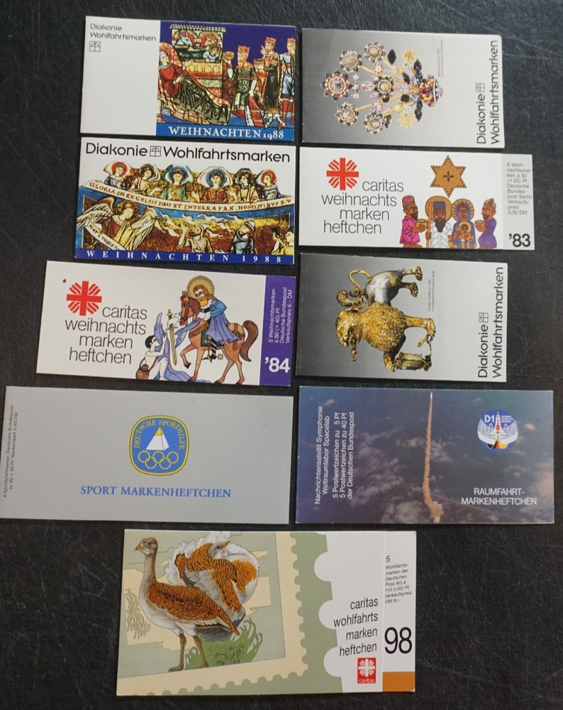Germany lot of 9 Booklets MNH stamps