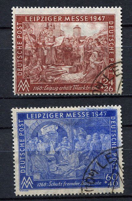 Germany – AMG : Leipzig Spring Fair set from 1947 – used
