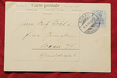 Imperial German Empire Reich postcard Best wishes baby Greetings 1905