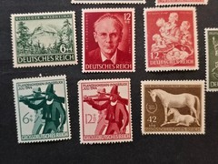WW2 Nazi German NSDAP Third Reich Stamp Collection Many Sets! HI CV