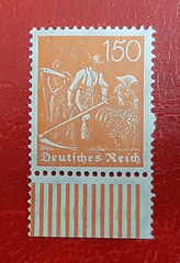 Germany Stamp Deutsches Reich 150 Pfennig 1921 Mi. Nr. 189 WZ 2 (21908)