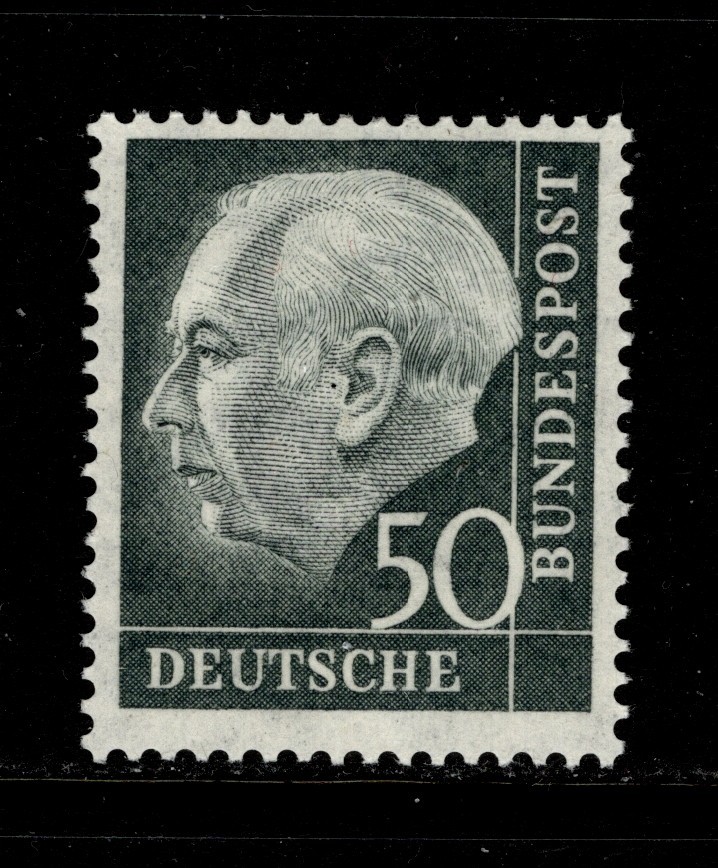 Germany Postage Stamp – 1954 – #714 – MLH – Theodor Heuss