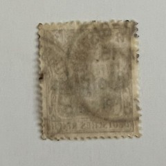 1916 BELGIUM GERMAN OCCUPATION 3C STAMP WITH CHAUMONT-GISTOUX SON SOTN CANCEL