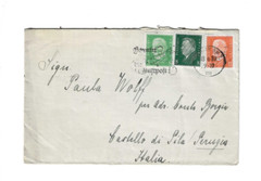 GERMANY 1932 Cover sent from Berlin to Perugia Italy – Slogan Cancel