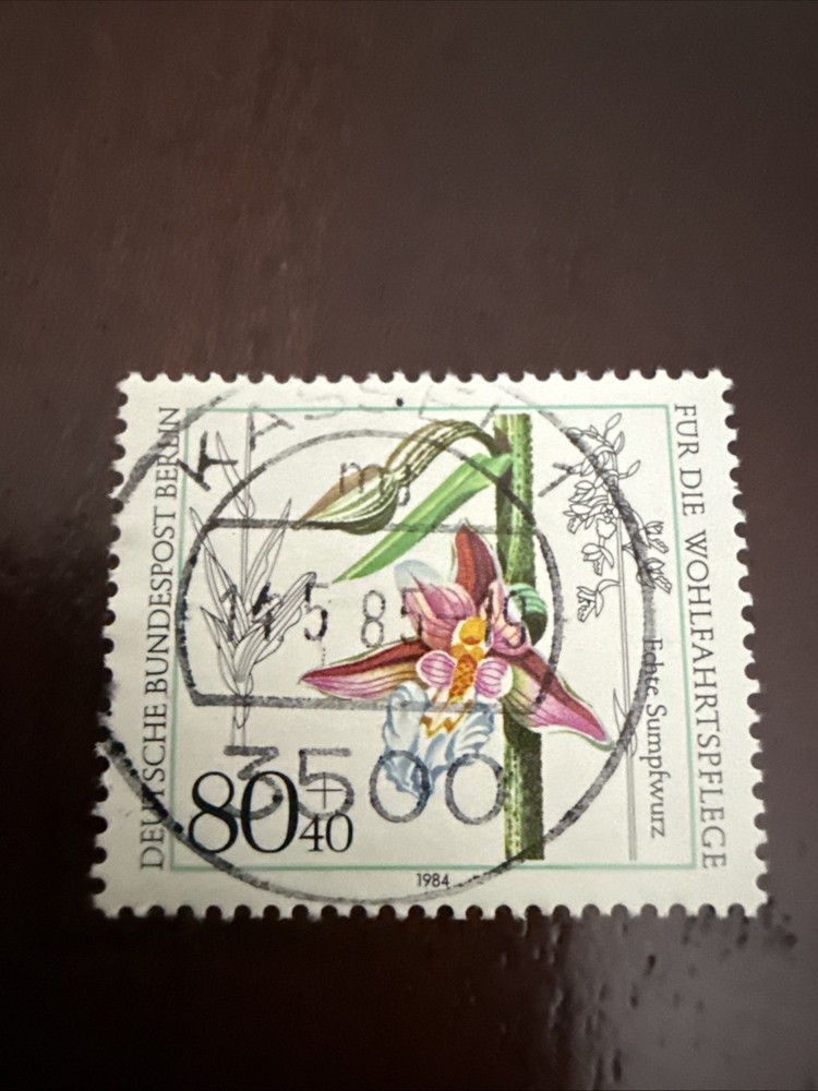 Germany – Berlin Stamp SC #9NB218 Used, 1984 Flower