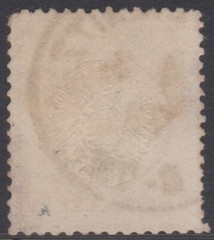 GERMANY – 1872 – ½ Groshen – Orange – SG18 – Arms Embossed: Type B – used