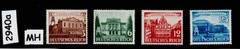 MH stamp set Sc 498-501 Third Reich Germany 1941 Leipzig Spring Fair #2940a