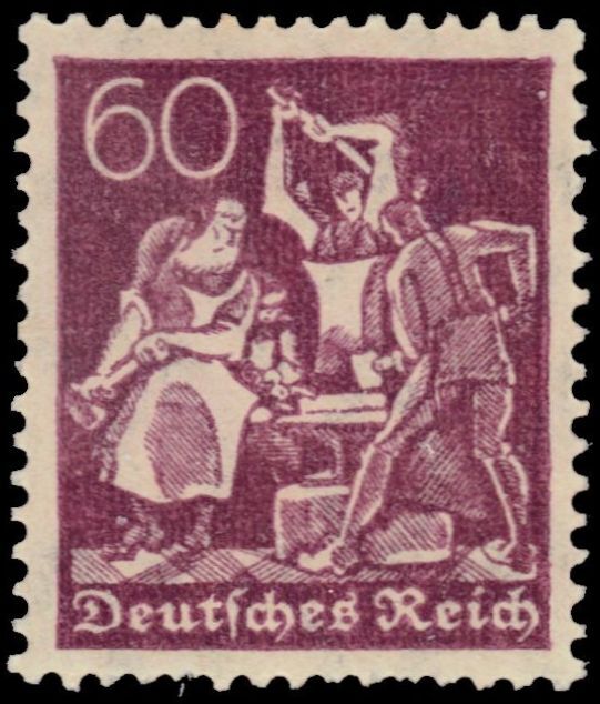GERMANY 144 – Iron Workers „1921 Red Violet“ (pc13382)