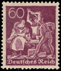 GERMANY 144 – Iron Workers „1921 Red Violet“ (pc13382)