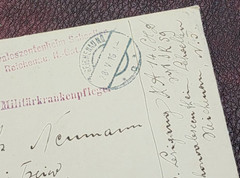 1916 Imperial German Feldpost Letter Military Nurse Card WWI Krankenhauspflege