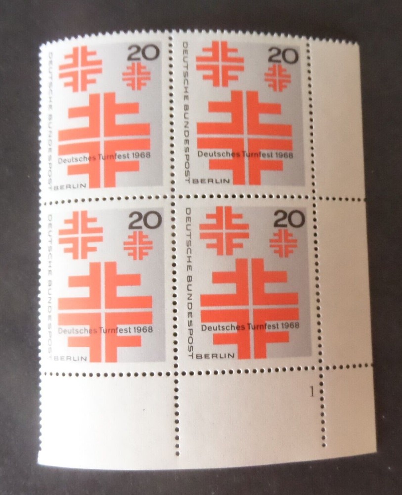 Germany West Berlin 1968 Athletics Festival SGB315 block 4 MNH UM unmounted mint