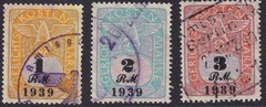 Stamp Germany Poland Revenue WWII Court Document Fee 1939 Selection 2 Used