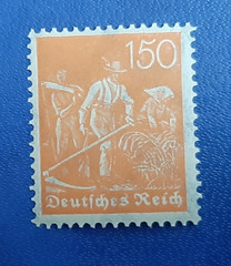 Germany Stamp Deutsches Reich 150 Pfennig 1921 Mi. Nr. 189 WZ 2 (22528)