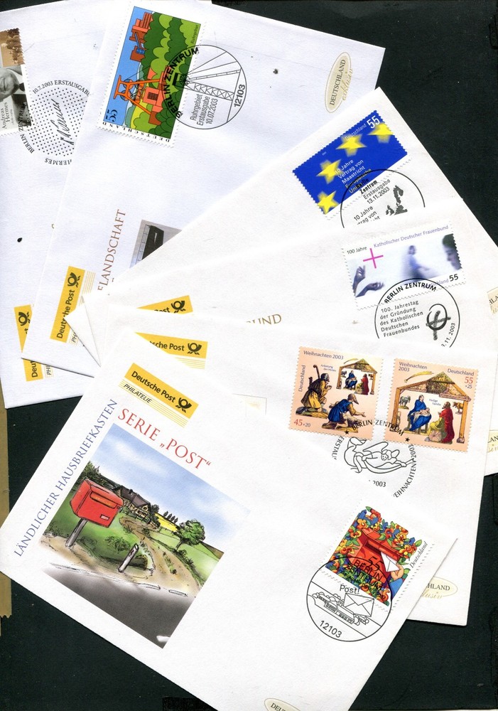 FRG 12 FDC Year 2003 (JK-35) Lots & Lots