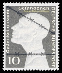EBS Germany BRD 1953 – Prisoners of War still in USSR – Michel 165 MNH** cv $13