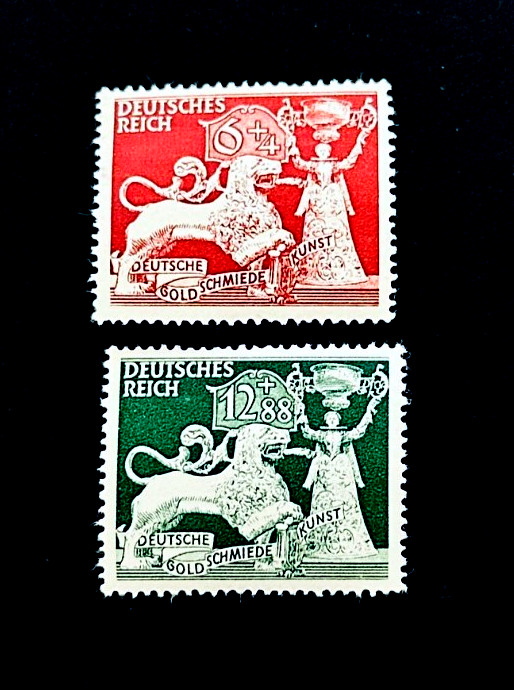 GERMANY Stamp – 1942 Nuremberg Wedding Semi Postal Sn B206,B207 MH r15 Full Set