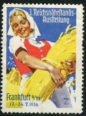 1962 NAZI ERA – SELECTION OF 5 POSTER STAMPS N EXPO’S & MANIFESTATIONS