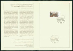 GERMANY FOLDER 1991/15 SCHLACHT BEI LIEGNITZ PFERDE RITTER REITER