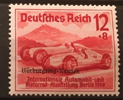 GERMANY 1939 3rd REICH MI # 695-697 SC # B141-143 Nuerburgring RACES MNH