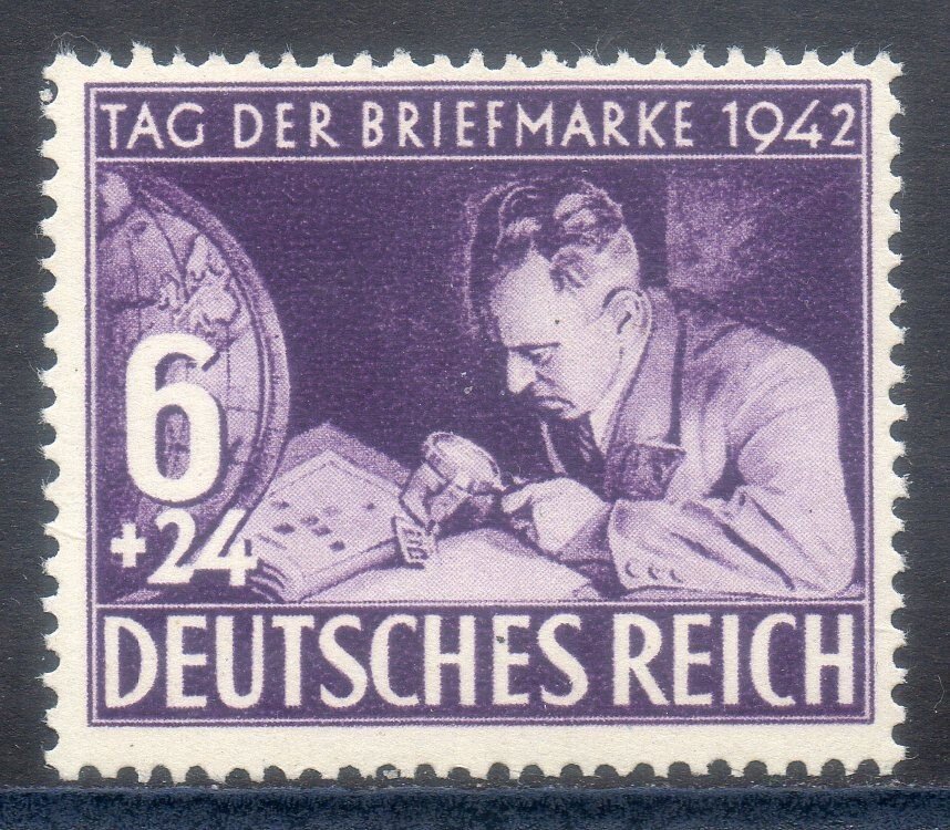 1942 DEUTSCHES REICH STAMP DAY 6 (Pf) + 24 (Pf) MNH**
