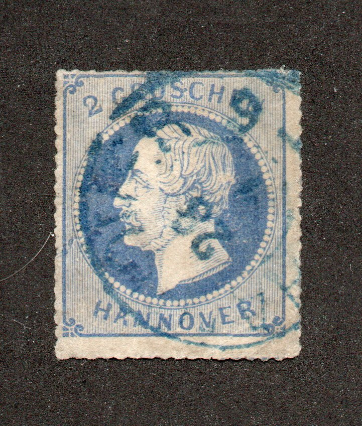Hanover – Sc# 28 Used / Blue CDS – Lot 1224124