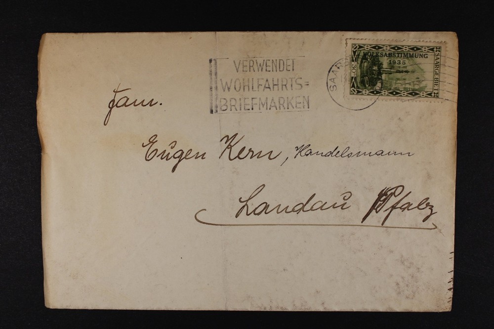 Germany 1935 30c Welfare Stamps – Saarbrucken – J22413