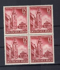 DR-3 Reich 808 VIERERBLOCK MNH Post-Fresh 18 EUR