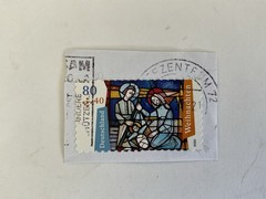 2 Germany stamps~2019-2020~Semi-postal~Christmas~nativity~#B1162+#B1175~80+40c