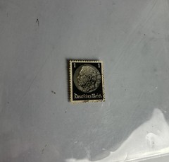 German Deutsche Reich Black 1 Postage Stamp Very Rare. Mint Condition