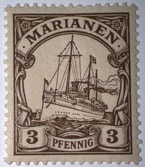Travelstamps: GERMANY MARIANEN STAMPS WW1 Stamps Kaiser’s Yacht MOGNH UnWmk