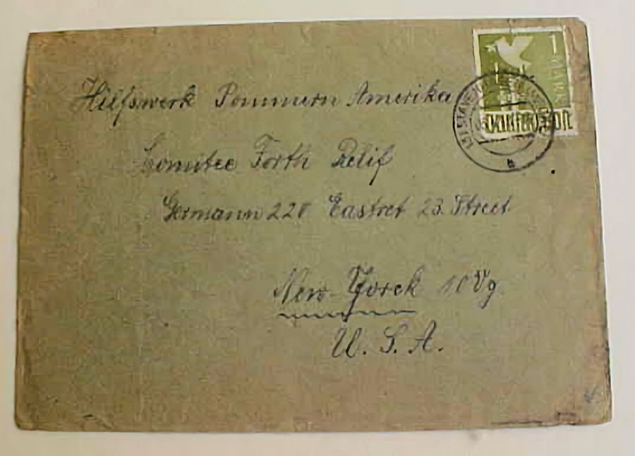 GERMAN PEACE DOVE 1M SINGLE 3-4-48 STAVENHAGEN