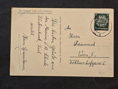 1930s German Kriegsmarine Military Naval Memorial Postcard – Laboe / Kiel