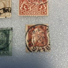 9 USED Antique Bavaria Bayern Stamps, 1850-1920. Nice Mixed Lot; $1 Ships. DEAL!