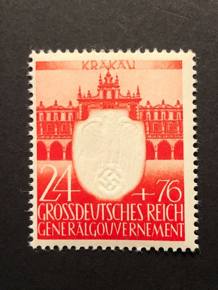 GERMANY POLAND 1939-45 WWII-GERMAN OCCUPATION-KRAKAU 24+76 zl. MNH /s24 #526
