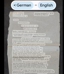 RARE WWII German Red Cross document KC Holder Luftwaffe HORST SCHILLER MIA KIA