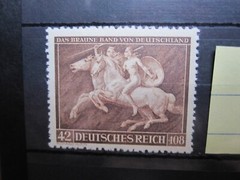 1939 & 1941 Germany (Deutsch Reich) Stamps, Set of 3 featuring Horses – MNH