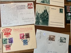 german stamps and postal history 1800s states on Reich mint and used *a551