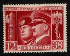 Germany 1941 12pf + 38pf Hitler Culture Fund SG751, Mi 763 Mint