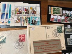 german stamps and postal history 1800s states on Reich mint and used *a551